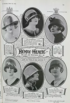 Millinery Prints: Advertisement for Henry Heath Hats