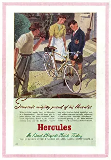 Advertisement for Hercules Bicycles Advertisement for Hercules Bicycles