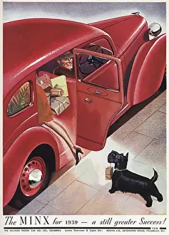Advertisement for a Hillman Minx