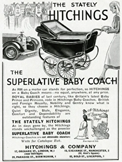 Advert for Hitchings Company prams 1937 Advert for Hitchings Company prams 1937