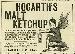 Goblin Prints: Advert, Hogarths Malt Ketchup
