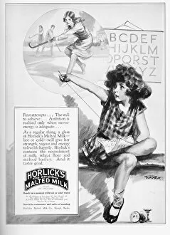 Images Dated 9th February 2021: Advert for Horlicks, the original malted milk drink, 1925