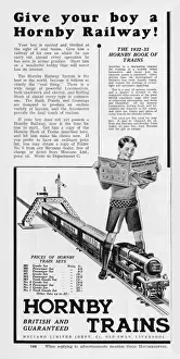 1932 Prints: Ad for Hornby Trains