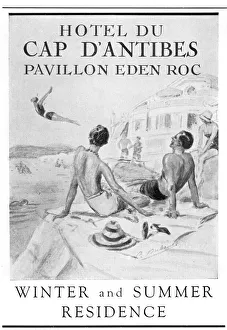 Hotels Collection: Advertisement for Hotel du Cap D Antibes