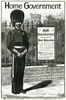 Guardsman Prints: Advert for Hudsons Extract of Soap 1887