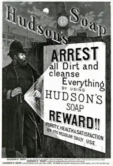 Torch Prints: Advert for Hudsons Soap 1888