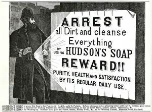 Torch Prints: Advert for Hudsons Soap 1889