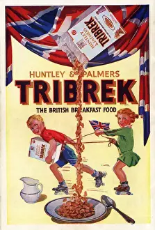Spoon Prints: Advert, Huntley & Palmers Tribrek Breakfast Cereal