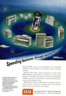 Speeding Prints: Advertisement, IBM Corporation