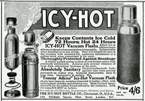 Advert for Icy-Hot vacuum flasks 1916