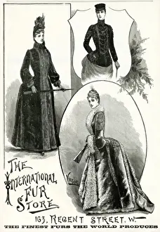 Advert for International Fur Store 1888