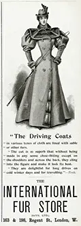 Advert for International Fur Store 1896