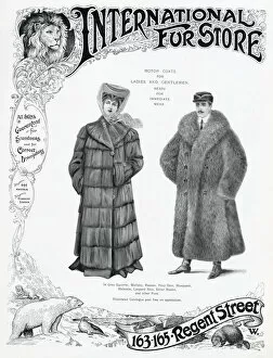 Images Dated 4th November 2019: Advert for International Fur Store 1905