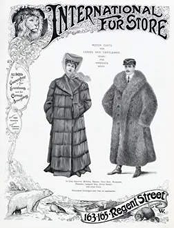 Images Dated 4th November 2019: Advert for International Fur Store 1905
