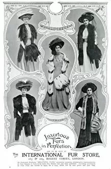 Tassels Gallery: Advert for International Fur Store 1907