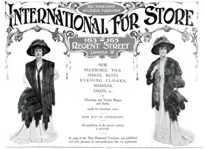 Advert for International Fur Store 1908