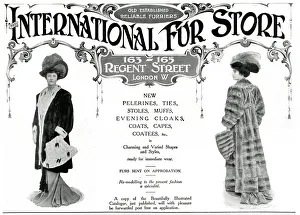 Images Dated 18th October 2019: Advert for International Fur Store 1908
