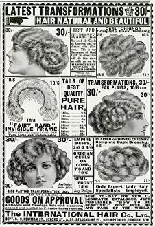 Curl Collection: Advert for International Hair Co. 1912