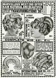 Advert for International Hair Co. 1913