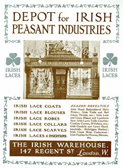 Depot Collection: Advert, The Irish Warehouse, Regent Street, London