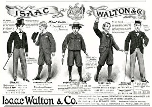 Images Dated 1st June 2019: Advert for Isaac Walson school outfits 1897