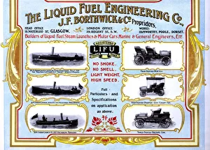 Images Dated 6th March 2019: Advert, J F Borthwick & Co, Glasgow, Scotland