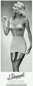 Images Dated 30th October 2015: Advert for J. Roussel underwear 1949
