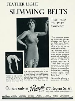 Images Dated 20th January 2017: Advert for J. Roussel womens underwear 1930