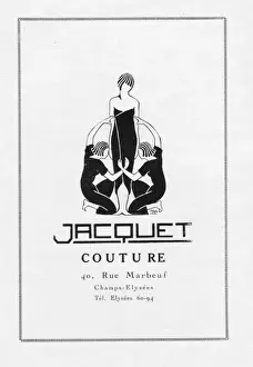 Advert for Jacquet Couture, 1920s, Paris