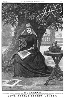 Images Dated 1st November 2011: Advert for Jays of London Mourning clothes