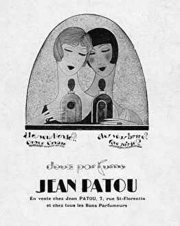 Patou Collection: Advert for Jean Patou perfume, 1926, Paris