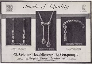 Advert for Jewels of Quality from The Goldsmith