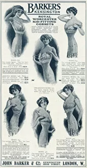 Images Dated 17th October 2017: Advert for John Barker womens underwear 1911
