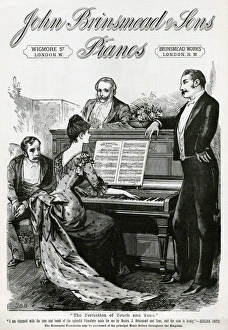 Images Dated 16th October 2017: Advert for John Brinsmead & Sons pianos 1889