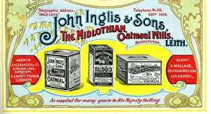 Images Dated 6th March 2019: Advert, John Inglis & Sons, Leith, Scotland