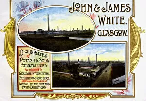 Manufacturers Gallery: Advert, John & James White, Glasgow, Scotland