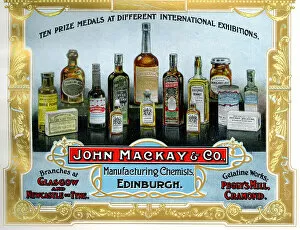 Images Dated 6th March 2019: Advert, John Mackay & Co, Edinburgh, Scotland