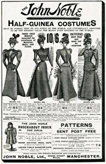 Images Dated 22nd December 2017: Advert for John Noble womens clothing 1898
