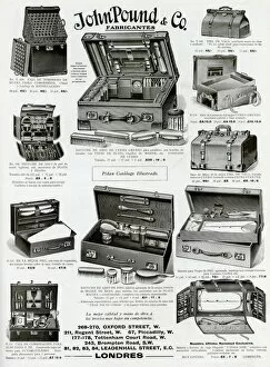 Vanity Collection: Advert for John Pound & Co cases 1913
