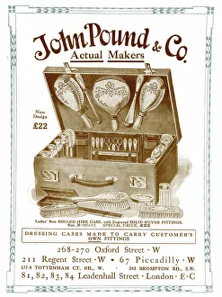 Pound Prints: Advert, John Pound & Co, Oxford Street, London