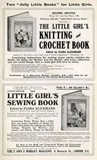 Images Dated 5th September 2018: Advert for Two 'Jolly Little Books'for Little Girls