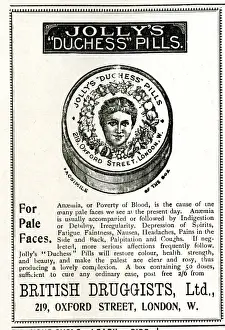 Drug Prints: Advert, Jollys Duchess Pills