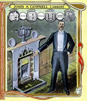 Hearth Prints: Advert, Jones & Campbell, Ironfounders, Larbert, Scotland