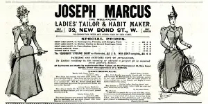 Maker Prints: Advert, Joseph Marcus, Ladies Tailor
