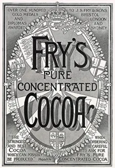 Cocoa Prints: Advert for J.S. Fry & Sons Cocoa 1895