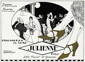 Faubourg Prints: Advertisement for Julienne luxury shoes