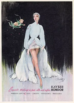 Advertisement for Kayser Bondor stockings Date: 1951