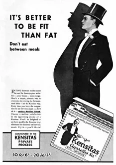 Images Dated 5th March 2012: Advert for Kensitas Cigarettes, 1929