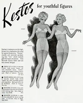 Advert for Kestos lingerie 1938