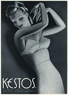 Advert for Kestos lingerie 1940